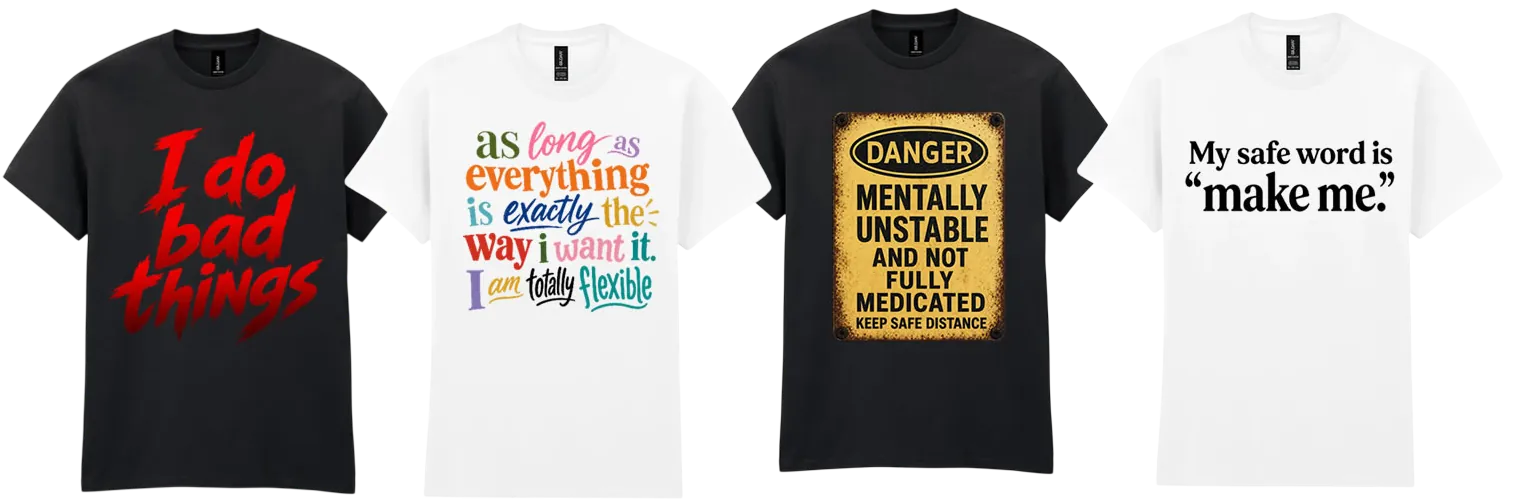 Premium Quirky T-Shirts